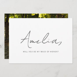 Tarjeta Pequeña Propuesta de escritura a mano de personalizado