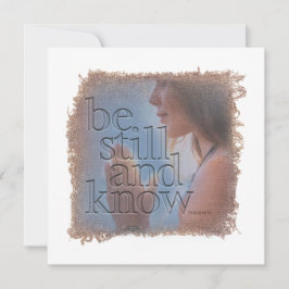 Tarjeta Pequeña PSALM 46:10 - Personalized Notecard