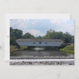 Tarjeta Pequeña Puente cubierto