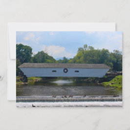 Tarjeta Pequeña Puente Cubierto de Elizabethton