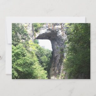 Tarjeta Pequeña Puente natural