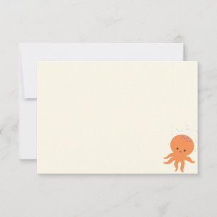 Tarjeta Pequeña Pulpito de dibujos animados lindo crema blanco apa