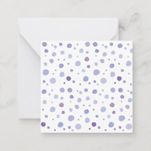 Tarjeta Pequeña puntos de polka pintados a mano