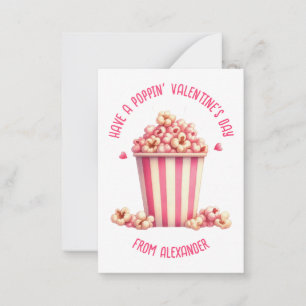 Tarjeta Pequeña Que tenga un Día de San Valentín con corazón de pa