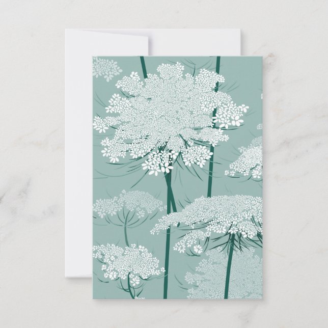 Tarjeta Pequeña Queen Annes Lace (Anverso)