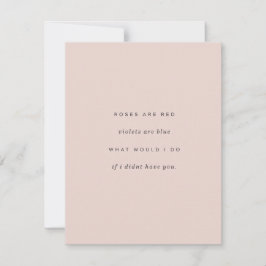 Tarjeta Pequeña Querido Valentine