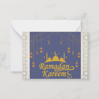 Tarjeta Pequeña Ramadan Kareem