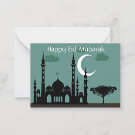 Tarjeta Pequeña Ramadan Mubarak