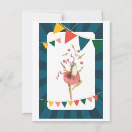 Tarjeta Pequeña Rana malvada