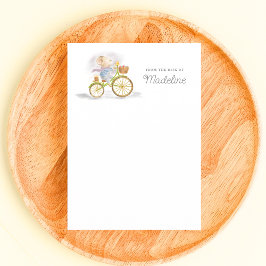 Tarjeta Pequeña Ratón Adorable De La Oficina De Papelería Personal