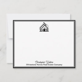Tarjeta Pequeña Real Estate Company Customized Realtor Logo