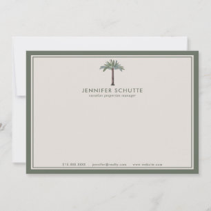 Tarjeta Pequeña Realtor de Alquiler de Vacaciones Personalizado de