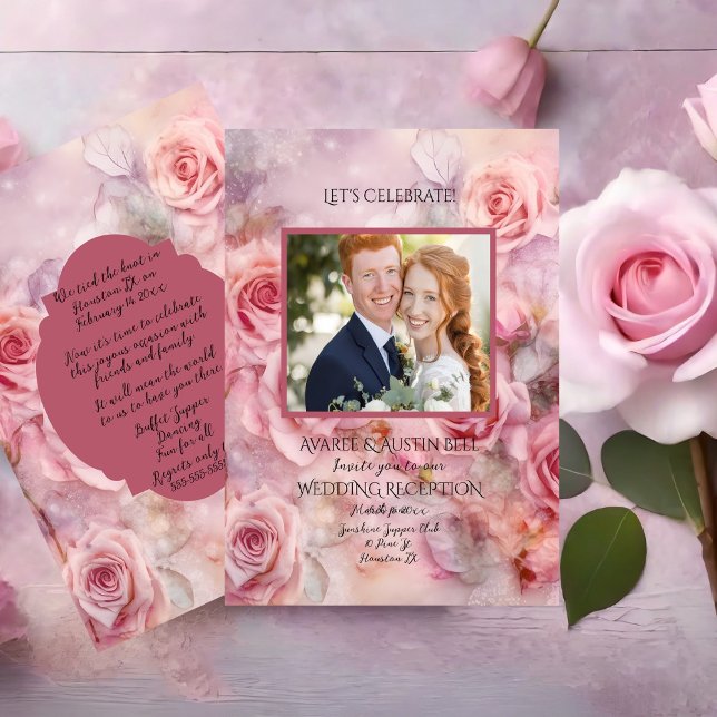 Tarjeta Pequeña Recepción de bodas después de celebración Fiesta r (Subido por el creador)