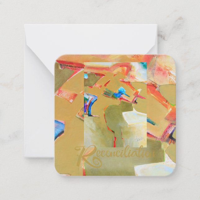 Tarjeta Pequeña Reconciliación (Anverso)