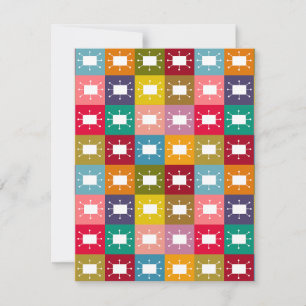 Tarjeta Pequeña Rectángulos atómicos