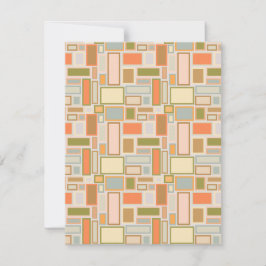 Tarjeta Pequeña Rectángulos de Boho