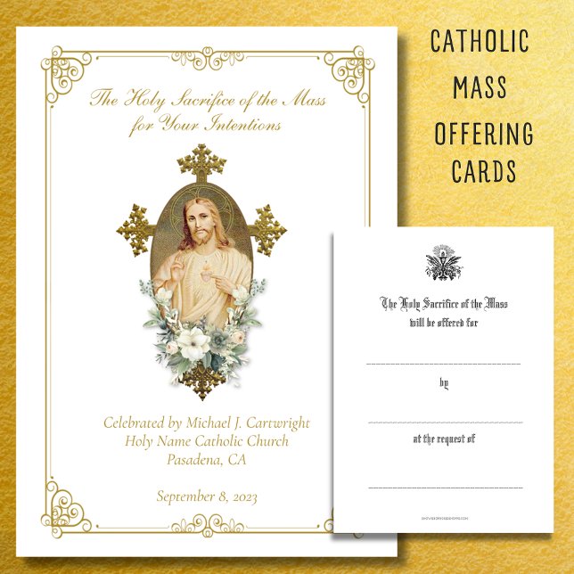 Tarjeta Pequeña Recuento de intenciones de oferta masiva católica (Subido por el creador)