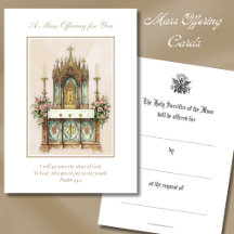 Recuento de intenciones de oferta masiva católica