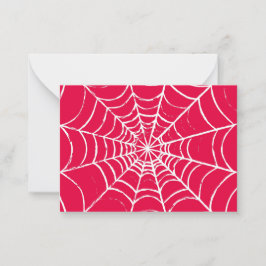 Tarjeta Pequeña Red Web no, actually Pink Web is more accurate: Te