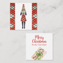 Regalo de Chica de la moda de las Navidades acuáti