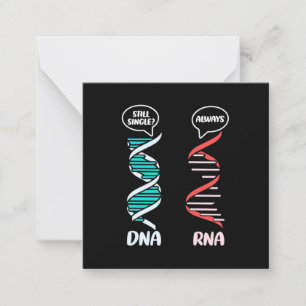 Tarjeta Pequeña Regalo de científico Profesor de biología Rna