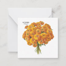 Regalo de cumpleaños de Marigold de Octubre en el