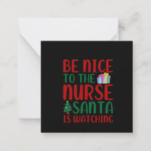 Tarjeta Pequeña Regalo De Enfermería Es Agradable Para Enfermería
