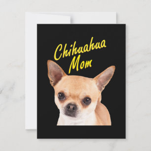 Tarjeta Pequeña Regalo de mamá Chihuahua para dueños de perros