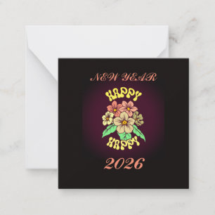 TARJETA PEQUEÑA REGALO MODERNO DE COLOR LLENO HIJA HERMANA MAMÁ 