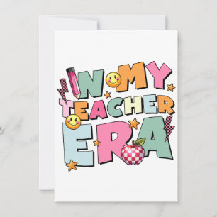 Tarjeta Pequeña Regalo para Maestro En Mi Era de Maestro