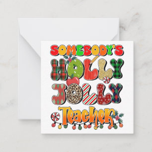 Tarjeta Pequeña Regalo para maestros Algunos maestros muy divert
