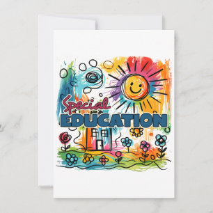 Tarjeta Pequeña Regalo para maestros   Educación Especial