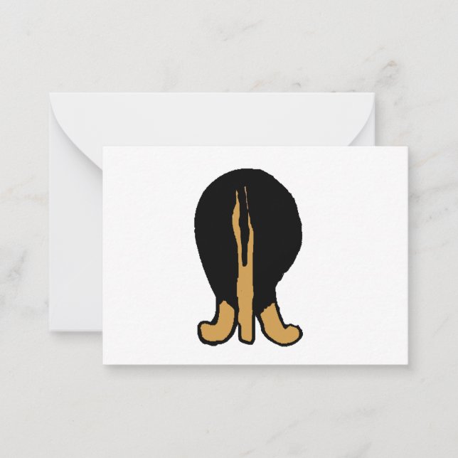 Tarjeta Pequeña regalo pastor aleman bicOLOR (Anverso)