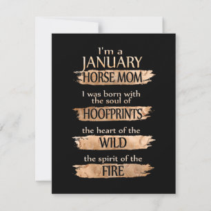 Tarjeta Pequeña Regalos de cumpleaños   Soy una madre de caballo d