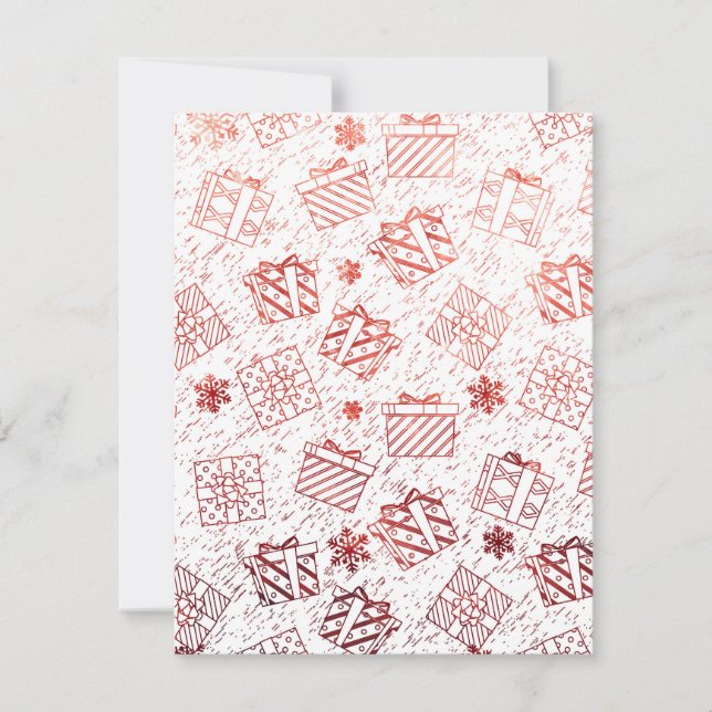 Tarjeta Pequeña regalos de Navidad 5 (Anverso)