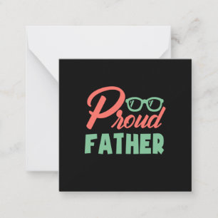 Tarjeta Pequeña Regalos Papá Padre Orgulloso