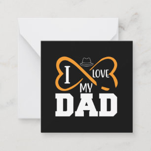 Tarjeta Pequeña Regalos para Papá   Amo a mi Papá