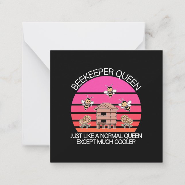 Tarjeta Pequeña Reina de Beekeeper (Anverso)