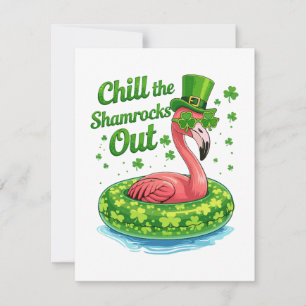 Tarjeta Pequeña Relaja Los Tréboles De La Risa Día De San Patricio