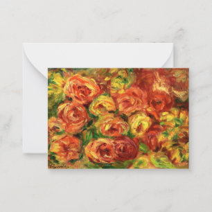 Tarjeta Pequeña Renoir - Armados de Rosas