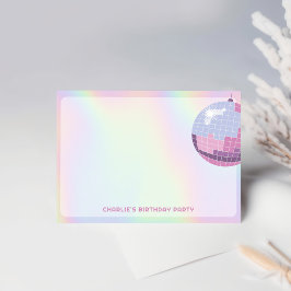 Tarjeta Pequeña Renovemos a los Chicas de patinaje retro