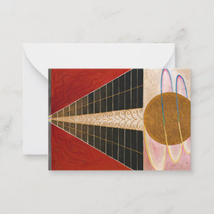 Tarjeta Pequeña Reportaje, Grupo X, Nº 2 de Hilma af Klint