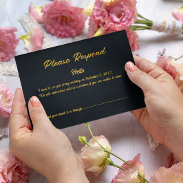 Tarjeta Pequeña Respuesta RSVP