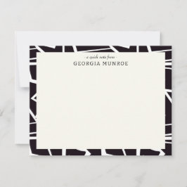 Tarjeta Pequeña Resumen de la historia personal del arte negro