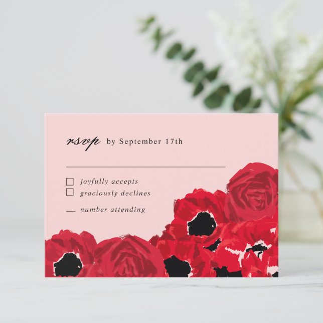 Tarjeta Pequeña Resumen de Rosas y lapachos coordinando pequeño RS (Anverso de pie)