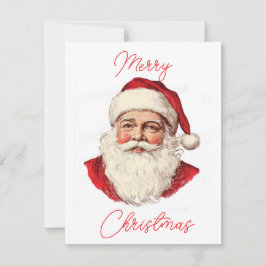 Tarjeta Pequeña Retrato de Santa Claus