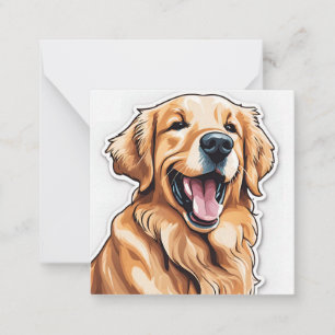 Tarjeta Pequeña Retriever Dorado 