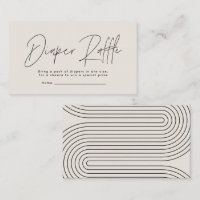 rifa moderna de pañales para la ducha de bebé con