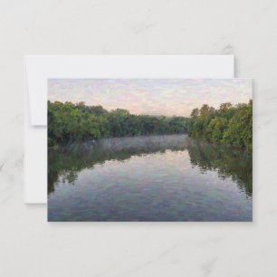 Tarjeta Pequeña Río Cedar Rojo