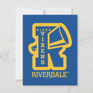 Tarjeta Pequeña River Vixens Letterman
